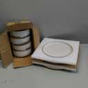 Herogo 24 Pieces Stoneware Dinnerware Dishes Set for 8, Kitchen Handmade Dining Plates and Bowls Sets, Double Reactive Glaze, Microwave & Dishwasher Safe, Scratch Resistant, Ivory White