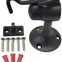 QCAA Door Stop, Solid Brass, Height 3-15/16", US10B ORB Oil-Rubbed Bronze, 1 Pack, Made in Taiwan