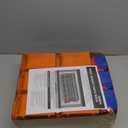 ALWORKKIT Storage Bins Wall-Mounted 30Pcs Set - Storage Organizer for Screws, Nuts, Nails, and Small Hardware Parts, with Quick Installation (Assorted Colors: Orange, Red, Blue)