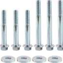 12pc Engine Stand Bolt Kit Stand Bolt Flange Compatible with LSX LS LS1 4.8L 5.3L 6.0L 6.2L LR4 LQ4 LS6 LQ9 L33 LS2 LH6 L92 L76 LY2 LY5 LY6 LC9 LFA LH8 LMG