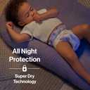 The Honest Company Comfort Dry Disposable Overnight Diapers for Sensitive Skin, Hypoallergenic, Baby Cozy Cloud and Star Signs Design Club Box Size 4 (2237 lbs) 24 Count