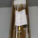 Gold Modern LED Chandelier, Dimmable 4 Lights Ceiling Pendant Lighting for Dining Room Living Room Kitchen Island Bedroom Foyer 3000K/4000K/5000K 3CCT Selective, 27.76in