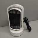 Small Heaters for Indoor, 1500W PTC Ceramic Desk Heater with Overheat Protection, Portable Electric Space Heater for Indoor Use (white)