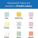 Hammermill Colored Paper, 20 lb Blue Printer Paper, 8.5 x 11 - Made in the USA, Pastel Paper, 103309R - 1 Ream (500 Sheets)