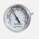 Taylor Soil Testing Thermometer, Gardening Tool for Plant Care, 4 Inch, White