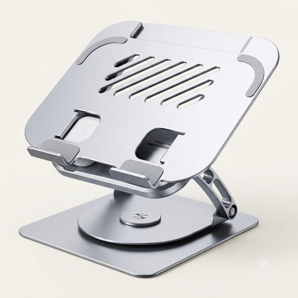 Adjustable Laptop Stand, Computer Stand, Ergonomic Laptop Riser Mount for Desk Foldable Portable Computer Desk Fits with MacBook Pro Air (10-16")