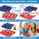 Garybank Guess Bible Who Am I Game 2nd Edition, Another 24 Classic Bible Characters with Life Story & Verse Cards, Biblical Study Supplies for Sunday School & Youth Group, Christian Gift for Kids, 9.8 x 9.8 x 0.1 inches