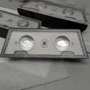 Solar Fence Lights Outdoor - 2700/4000/6000K 3 Mode, Waterproof LED, Fence Light Solar Powered for Outside, Backyard/Railing/Step/Patio/Wall and Home Improvement(8 Pack)