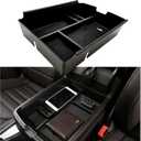 Center Console Organizer fit for VW Atlas and Cross Sport 2018 2019 2020 2021 2022 2023 Interior Storage Box Accessories (Not fit for 2024) (Console Organizer)