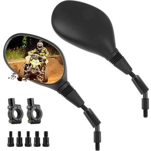 360Adjustable Motorcycle Mirrors with 10mm Adaptor*5 and 7/8" Handle Mounting Clip,HD Convex Motorcycle Mirrors for Handlebars,Rear View Mirror Accesorios Moto 360Adjustable Motorcycle Mirrors with 10mm Adaptor*5 and 7/8" Handle Mounting Clip,HD Convex Motorcycle Mirrors for Handlebars,Rear View Mirror Accesorios Moto