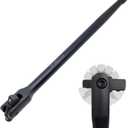 Der Erwachte 16-inch Dual Drive Breaker Bar, 3/8" & 1/2" Drive, Heavy Duty Breaker Bars with 360 Rotatable Head, Spring-loaded Detent Ball, Premium Chrome Vanadium Steel with Black Powder Coating