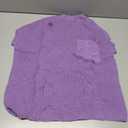 Imily Bela Summer Fall Short Sleeve Sweater for Women 2026 Crew Neck Ribbed Knit Vests Trendy Pullover Tops (Purple, M)