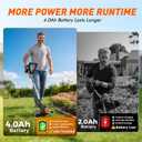 Weed Wacker Eater Electric String Trimmer Battery Powered Lawn Trimmer, One Size String Trimmer