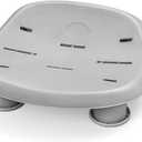Bestway SaluSpa Underwater Durable Non Slip Swimming Pool and Spa Comfort Seat with Adjustable Height Legs and Weighted Feet, Gray