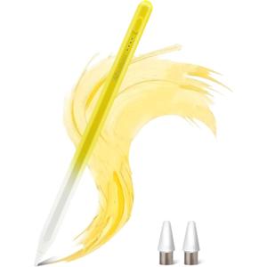 Creative Stylus Pen for Touch Screens  Long Battery Life, Universal Compatibility for iPhone/iPad/Samsung/Huawei/Lenovo/and Other iOS/Android Tablets, for Drawing and Writing (Yellow)