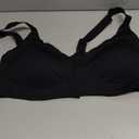CYTMTZGA Seamless Front Closure Mastectomy Bra Surgical Bra Pocket Breast Prosthesis Breast Forms Bralette Daily Bra 3XL Black