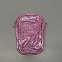 Kids Smart Phone for Girls Universal Bag for Luyiilo/ for Luoba/for Yosfeng/for WEOLULI and More, Glitter Powder Bag with Removable Shoulder Strap Fits Toddler Phone/Data Cables/SD Cards - Pink