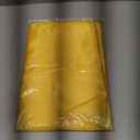 4 Pack Satin Table Runner 12 x 108 Inch Long Yellow Smooth Silk Fabric Table Runner for Birthday Parties Wedding Banquets Decorations