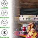 Built-in Grill 45" Fits for Weber Summit S-660,Weber Summit SB38 S,Bull 38 & 5 Burner,Blaze 40,Hygrill 40,Brand-Man 40,Most 34"-42" Built in Grill,Island BBQ Top Cover