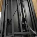 Casaottima L Shaped Gaming Desk, Corner Desk Gaming Table for Home Office, Computer Desk Sturdy Writing Workstation for Small Space, Easy to Assemble, 51 inch, Carbon Fiber Surface, Black