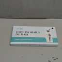 YFONG Cordless Heated Eye Mask for Dry Eyes, Warm Eye Compress for Stye, Blepharitis, Chalazion, MGD, Washable Heating Eye Mask for Sleeping, Travel, Office Nap, Perfect Light Blocking (Black)