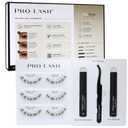 Pro Lash Starter Kit | Professionally Styled Lashes at Home | Waterproof | Lasts up to 10 Days with ProLock Adhesive System | 3 Sets of Lashes (Classic Luxe Wispy No.15) (Black)