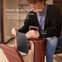 Carry-On Luggage, Spacious Lightweight PC Hardshell Spinner Suitcase with TSA Lock, 22" WarmTerracotta