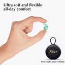 2 x Soft Ear Plugs for Sleeping,Reusable Ear Plugs for Noise Reduction