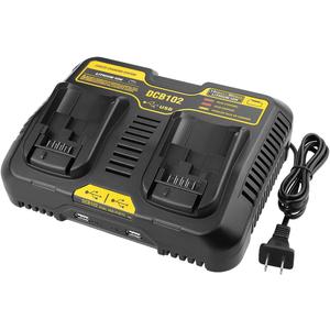 Powilling DCB102BP Replacement Charger for DeWalt DCB102BP 20-Volt MAX Jobsite Charging Station