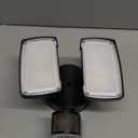 UME 19W LED Flood Light Motion Sensor Outdoor, 2 Adjustable Head, 2000LM, 5000K, IP65 Waterproof, Dusk to Dawn Security Light with Photocell for Exterior,Outside,Garage,House(Black) (1pack)