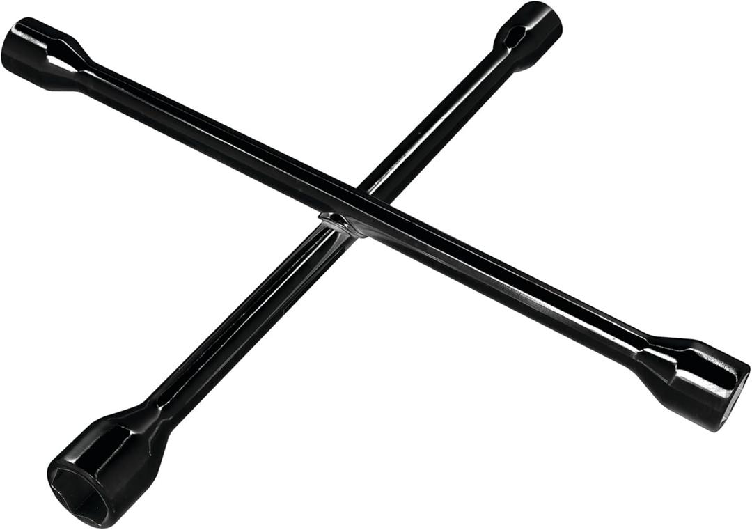 Performance Tool W2 Black 14-Inch Metric 4-Way Cross Lug Wrench