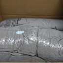 Outdoor Chair Cushions 22x22x4 Inch Set of 2, Seat Pads with Ties, Taupe