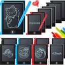 Nezyo 16 Pieces 4.5 Inch Mini LCD Writing Tablet for Kids Electronic Doodle Board Colorful Drawing Tablet Bulk Erasable Writing Pad Reusable Learning Gift for Girls Boys Party Favor(Mix Colors)