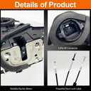 Door Lock Actuator Compatible with 2019-2025 Altima Front Left Driver Side Door Latch Assembly