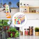 5 x 416pcs Letter Stickers, 8 Sheets 1 inch 2 inch Lowercase & Capital Self Adhesive Alphabet Stickers Waterproof Vinyl Letter Decals for Scrapbooking Mailbox Poster Crafts (Colorful)