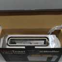 Mueller UltraToast Full Stainless Steel Toaster 2 Slice, Long Extra-Wide Slots with Removable Tray, Cancel/Defrost/Reheat Functions, 6 Browning Levels with LED Display, Housewarming Gifts New Home