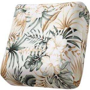 Fuloon Sofa Cushion Covers, Stretch Printed Seat Cushion Cover Couch Seat Slipcovers Washable Furniture Protector for Armchair Loveseat Sofa (Gold, 2 PCS)