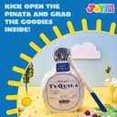 Tequila Bottle Pinata with Stick for Adult Party Decorations, Fun Fiesta Taco Party, Event Photo Props, Mexican Theme Decoration, Carnivals Festivals, 9.8W x 15.7H