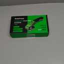 Cardboard Cutter, Rechargeable Cordless Electric Scissors, 4V Upgrade Motor Electric Box Cutter with 2 Blades, Safety Lock & LED Light, Powerful Cutting for Cardboard Box, Plastic, Leather (Green)