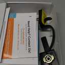 Veise VE06-H Smart Front Door Lock Set, App Control, Keyless Entry Deadbolt with Lever Handle, Electronic Digital Touchscreen Keypad, Auto Lock, Easy Install, Matte Black