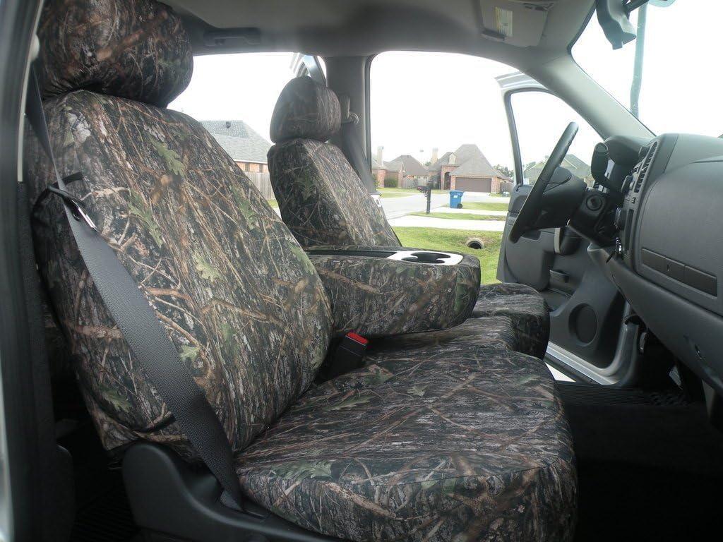 Durafit Seat Covers, C1136 CLGC, Conceal Green Camo Endura Seat Covers for Silverado, Suburban, Tahoe LS and Sierra Front 40/20/40 Split Seat with Side Airbags. Fold Down Armrest with Cup Holders