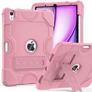 Cantis Case for iPad Air 11-inch (M3) 2025/ (M2) 2024, iPad Air 5th/4th Generation (2022/2020) 10.9 Inch, Heavy Duty Shockproof Rugged Protective for i Pad Air 11'', Rose Gold