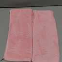 Pink Christmas Decor Bathroom Hand Towels 13x29 Inch 100% Cotton Christmas Tree Dish Towels Drying Kitchen Towels Xmas Home Kitchen Decoration Set of 2