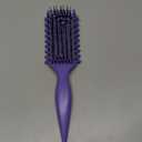 Curly Hair Brush Candybrush Curl Defining Brush for Detangling Shaping and Defining Curls for Women, Men, Wet & Dry Hair (Purple)