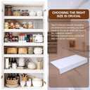 Wire Shelf Covers for Pantry,Closet,Wire Rack Covers for Shelves,Pantry,Shelf Covers for Wire Shelving,5 Pcs,(White, 24 * 16inch)