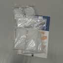 Pnrskter Silicone Toe Protectors - (12pcs for L Size) Toe Sleeve, Toe Caps for Hammer Toes, Overlapping Toes, Blisters, Calluses, Corns,Toenails Loss (White)