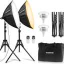 Softbox Photography Lighting Kit, 21.6in Softbox Studio Light
