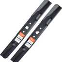 Grasscool 942-04308 942-04308A Mower Blades for Troy Bilt Bronco Pony Mustang 42 inch Mower with 6 Star Hole Cub Cadet XT1-42 ZT1-42 42'' Zero Turn Lawn Tractor Replace 942-04308A 942-04312 High Lift