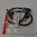 Urban August Child-Proof Refrigerator Lock for Kids & Adults - Lock for French Door Fridge and Cabinet (Regular, Black - 1 Pack)