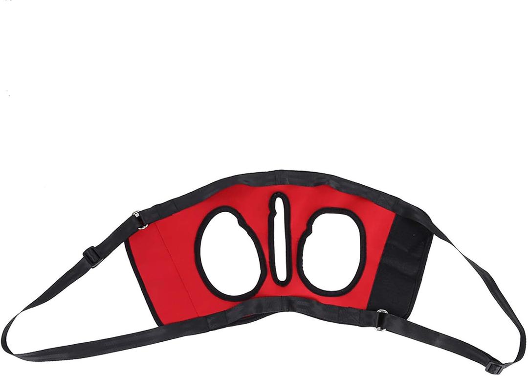 2 Types Dog Support Harness Dog Aid Harness Dog Sling Walking Aid Pulling Vest for Injured Old Dogs Front and Hind Legs (Red hind Legs S)
